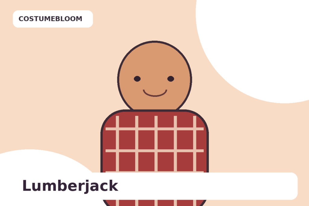 Illustration of an easy lumberjack Halloween costume