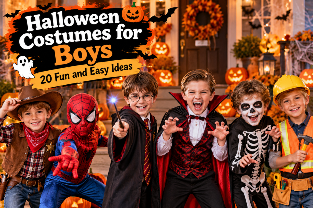 Halloween costumes for boys with fun and easy costume ideas