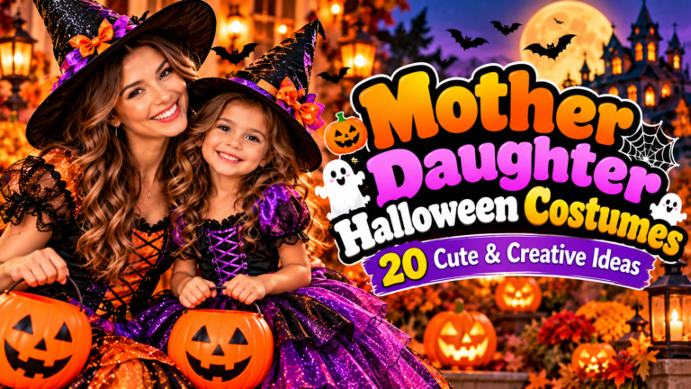 Mother daughter Halloween costumes with cute and creative matching ideas