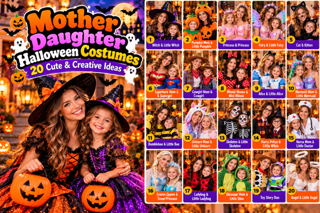 20 mother daughter Halloween costume ideas for moms and daughters
