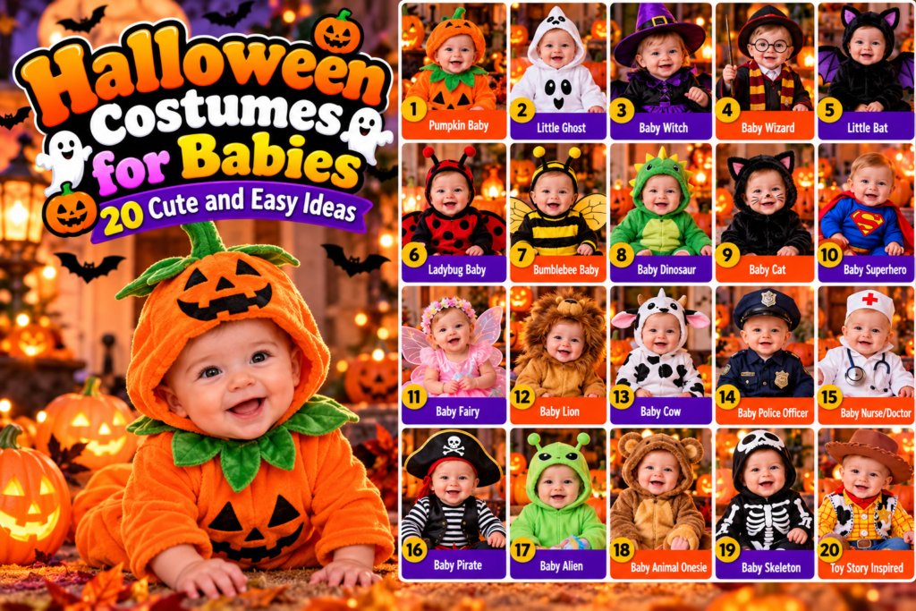 20 cute and easy Halloween costume ideas for babies