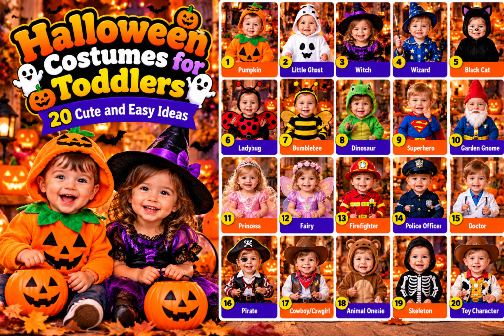20 cute and easy Halloween costume ideas for toddlers