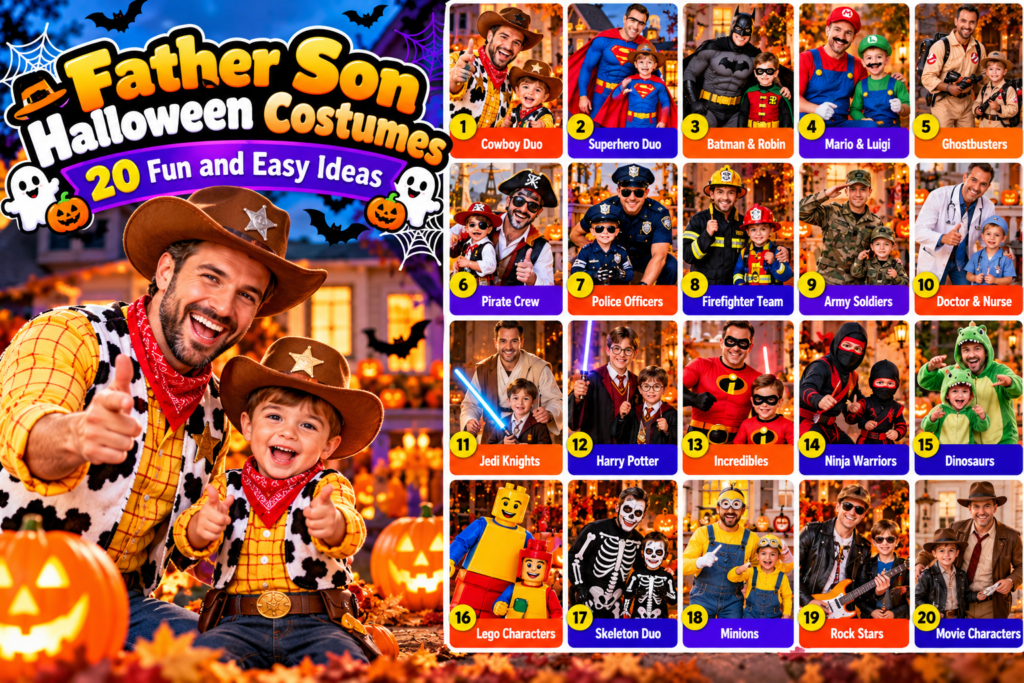 20 fun and easy father son Halloween costume ideas