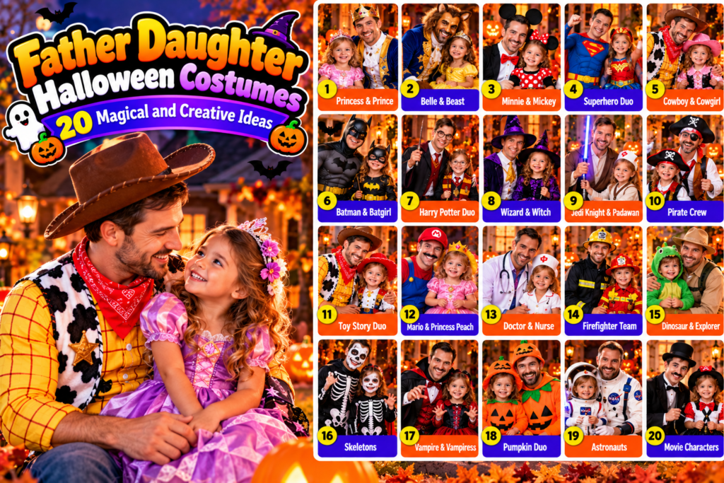 20 cute and creative father daughter Halloween costume ideas