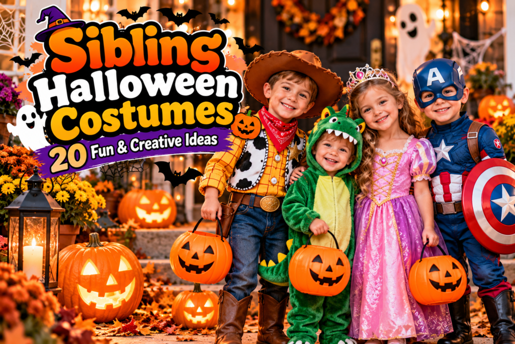 Sibling Halloween costumes with fun and creative costume ideas