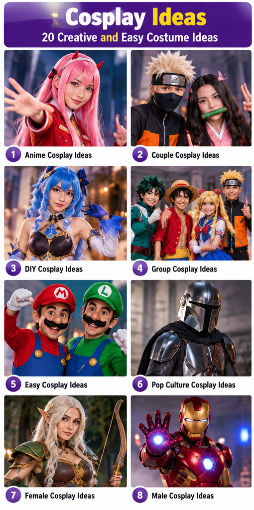 Creative and easy cosplay ideas