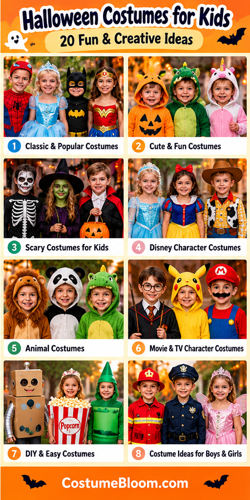 Fun and creative Halloween costume ideas for kids
